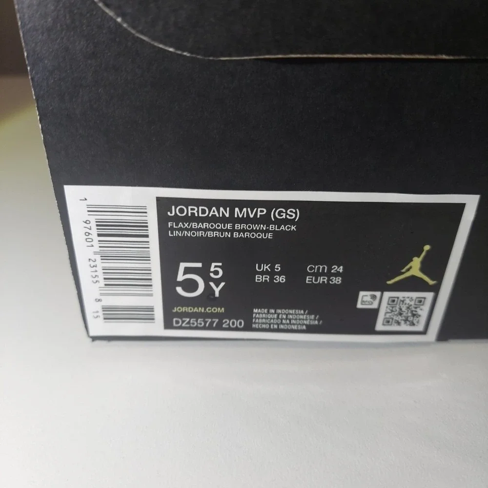 Kids Nike Air Jordan Size 5.5Y - MVP GS DZ5577-200